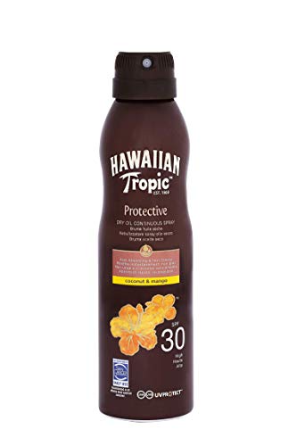 Hawaiian Tropic Can Spray Oil Spf 30, 180ml