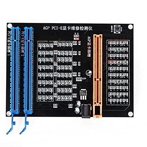 Hbaebdoo AGP PCI-E X16 -Purpose Display Video Card Checker Tester Strumento di Diagnostica Della Scheda Grafica