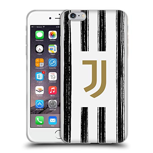 Head Case Designs Licenza Ufficiale Juventus Football Club in Casa 2020 21 Kit Abbinato Cover in Morbido Gel Compatibile con Apple iPhone 6 Plus iPhone 6s Plus