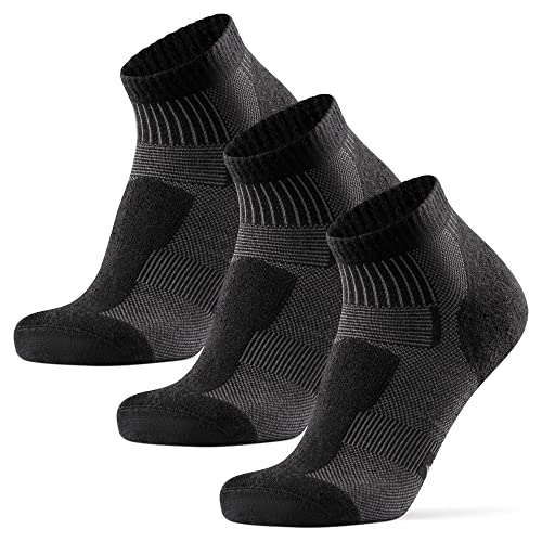 Hiking Low-Cut Socks, 3 Pack (Nero, 39-42)
