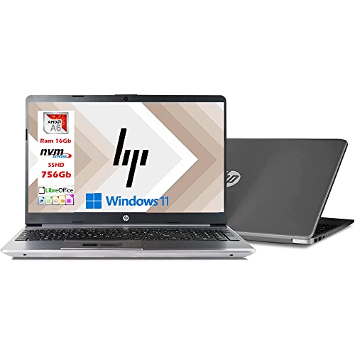 HP 255 G8, Notebook, Pc portatile, Amd 3050 fino a 3,20 GHz, Ram 16 GB Ddr4 , SSHD 756 Gb, Windows 11 Pro, Pronto All uso