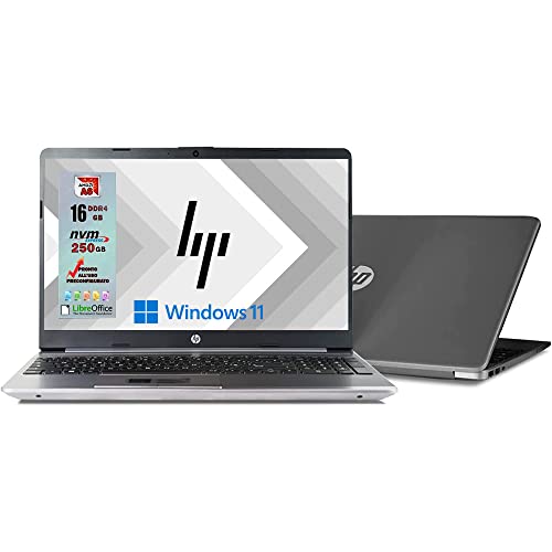 HP 255 G8 Notebook Pc portatile,Amd 3050 fino a 3,20 GHz, Ram 16 GB DDR4 ,SSD M.2 256 Gb,Windows 11 Pro Pronto All uso