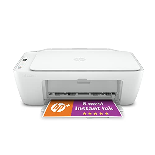 HP DeskJet 2710e, Stampante Multifunzione, 6 Mesi di Inchiostro Instant Ink Inclusi con HP+