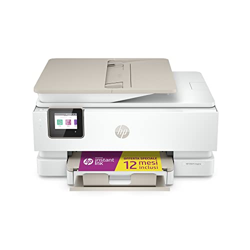 HP Envy Inspire 7920e, Stampante Multifunzione, 12 Mesi di Inchiostro Instant Ink Inclusi con HP+
