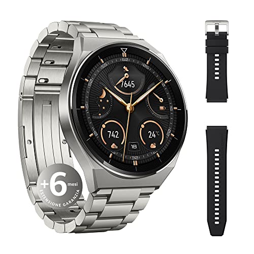 HUAWEI WATCH GT 3 Pro 46 mm Smartwatch Orologio Uomo, Quadrante in ...