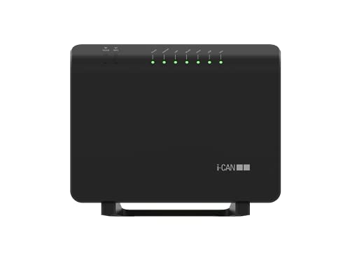 I-CAN THUNDER AX WI-FI 6 Router (DSL VDSL,FIBRA), WI-FI 6 (WLAN AX) fino a 3.6 Gbit s, Media Server