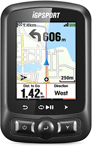 iGPSPORT Ciclocomputer GPS iGS620 Ciclismo Bicicletta Computer Mappa Navigazione Impermeabile Wireless Compatibile con sensori Ant+ o Bluetooth (versione spagnola)
