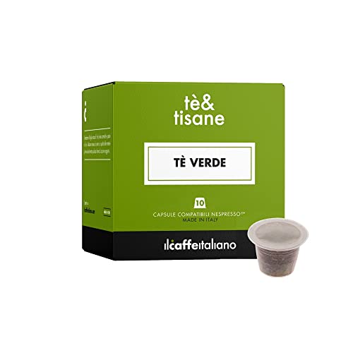 Il Caffè Italiano - 80 capsule compatibili Nespresso Tè Verde - Frhome