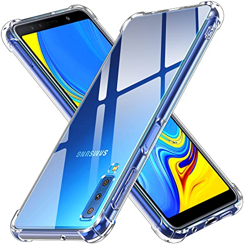 iVoler Cover per Samsung Galaxy A7 2018, Custodia Trasparente per A...