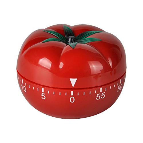 Jayron JR-WG017 Eieruhr,Küchentimer Tomate Cartoon Motiv,Mechanischer Countdown,Küchenwecker，Eieruhr Mechanisch，Eieruhr Tomate