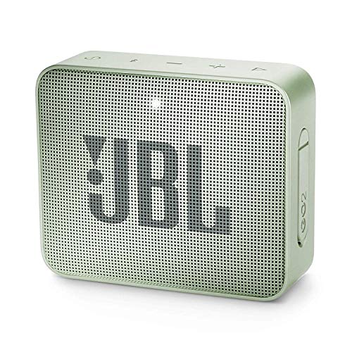 JBL GO 2 Speaker Bluetooth Portatile – Cassa Altoparlante Bluetooth Waterproof IPX7 – Con Microfono, Funzione di Noise Cancelling, Fino a 5h di Autonomia, Menta
