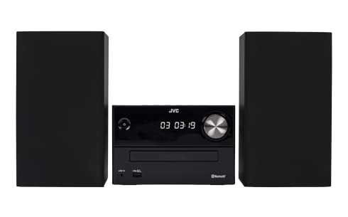 JVC UX-C25DAB - Sistema Micro HiFi con CD, USB, Bluetooth, DAB+, FM, Line-In e Telecomando IR, Nero