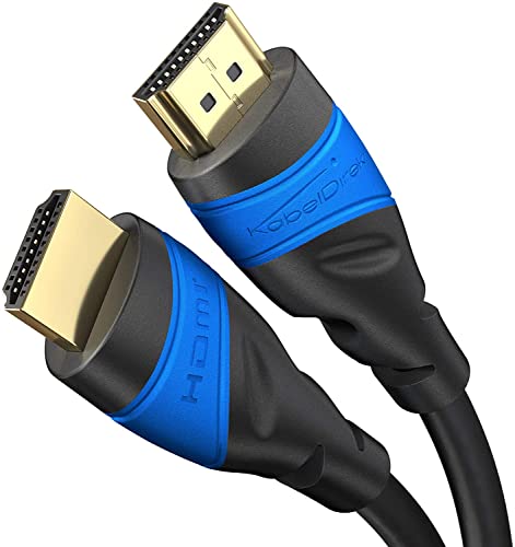 KabelDirekt – 10 m – Cavo HDMI 4K (4K@60 Hz per Una spettacolare Esperienza Ultra HD – High Speed con Ethernet, Compatibile con HDMI 2.0 1.4, Blu-ray PS4 PS5 Xbox Series X Switch, Nero)