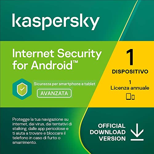 Kaspersky Internet Security for Android 2022 │ 1 Dispositivo │ 1 Anno │ Codice d attivazione via email