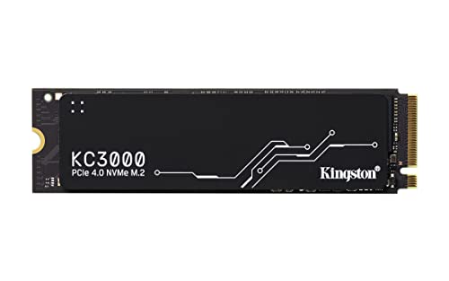 Kingston KC3000 PCIe 4.0 NVMe M.2 SSD - Storage ad alte prestazioni per PC desktop e laptop -SKC3000S 1024G