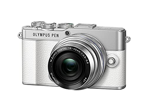 Kit fotocamera Olympus PEN E-P7, sensore da 20 MP, schermo HD LCD i...