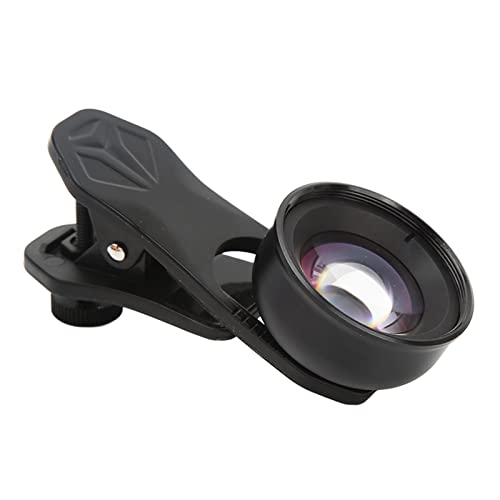 Kit Obiettivo per Fotocamera con Clip Macro Universale, Obiettivo Macro Professionale 100 Mm HD Distorsione Ottica Senza Obiettivo per Fotocamera per Smartphone