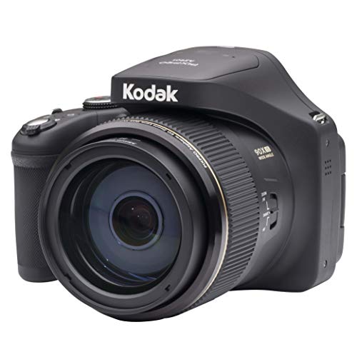 KODAK Fotocamera Digitale Compatta Pixpro AZ901 Sensore CMOS 16 MP Stabilizzato Zoom Ottico 90x LCD Screen 3 Wi-Fi Nero