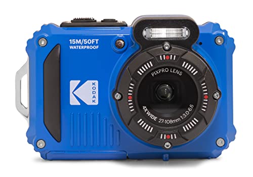 Kodak PIXPRO WPZ2 16MP 4x Zoom fotocamera compatta resistente - Blu