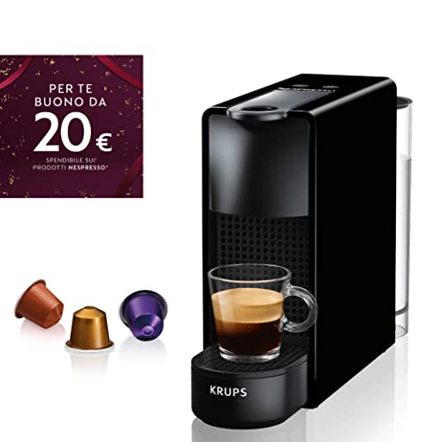 Krups Nespresso Macchina per capsule caffè Essenza Mini XN1108, 0,...