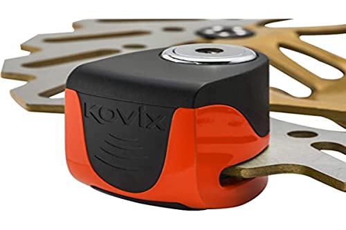 KS6 Series - BLOCCADISCO con Allarme Ricarica USB Colore Fluo Orange KS6-FO
