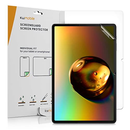 kwmobile 2X Pellicola Compatibile con Samsung Galaxy Tab S8 Plus - Set pellicole Pellicola Display Protezione Schermo - Senza Bolle d Aria