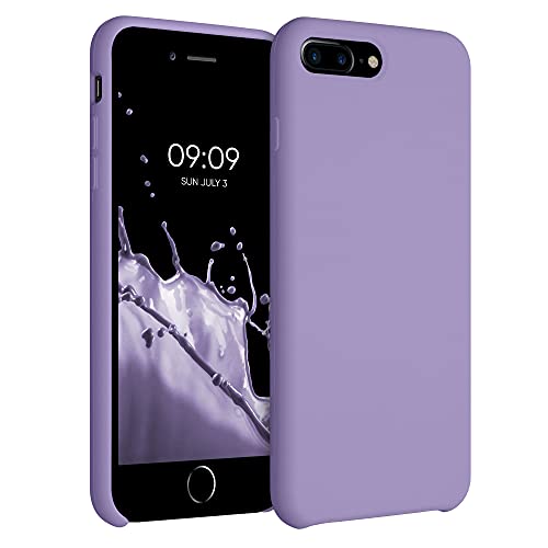 kwmobile Custodia Compatibile con Apple iPhone 7 Plus   8 Plus - Cover in Silicone TPU - Back Case per Smartphone - Protezione Gommata Lavanda Lilla
