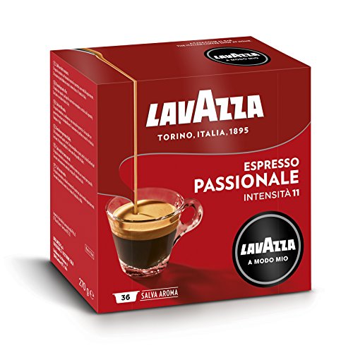 Lavazza Capsule Caffè A Modo Mio Espresso Passionale - 5 confezion...