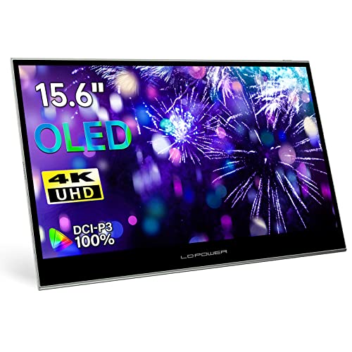LC-Power LC-M16-4K-UHD-P-OLED Portable 15,6  4K UHD Monitor 3840 x 2160, 60Hz, OLED Panel, Touch Screen