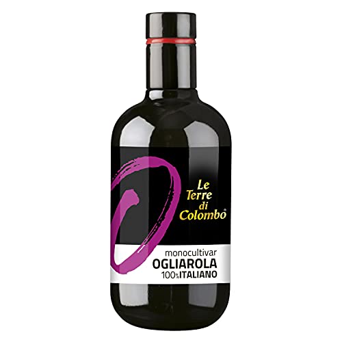 Le Terre di Colombo – Olio extravergine di oliva, 100% italiano, monocultivar Ogliarola, 500 ml