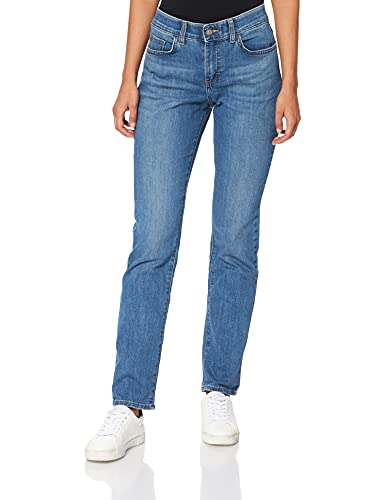 Lee Comfort Denim Straight Jeans Donna, Blu (Moderno), 30W 31L