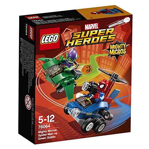 LEGO 76064 - Figurine Super Heroes Mighty Micros Spiderman Vs Goblin