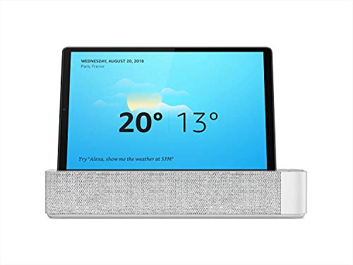 Lenovo Smart Tab M10 Plus Tablet, Display 10.3  Full HD, Smart Docking Alexa, Processore MediaTek Helio P22T, 128 GB Espandibile fino a 256 GB, RAM 4 GB, WiFi+Bluetooth, Android Pie, Platinum Grey