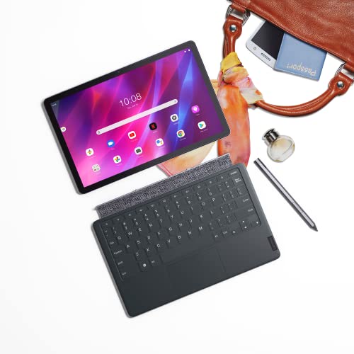 Lenovo Tablet Tab P11 Plus da 11 pollici 2K (MediaTek Helio G90T, 4 GB di RAM, 128 GB di archiviazione, Android 11, schermo multi-touch, tastiera e penna incluse) - Grigio ardesia