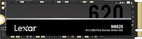 Lexar NM620 SSD 2TB, M.2 2280 PCIe Gen3x4 NVMe 1.4 SSD Interno, Fino a 3500MB s in Lettura, 3000 MB s in Scrittura, Disco a Stato Solido per Amanti del PC e dei Videogiochi (LNM620X002T-RNNNG)