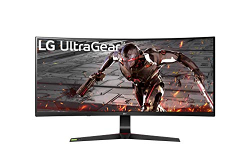 LG 34GN73A UltraGear Gaming Monitor 34  Full HD UltraWide Curvo 21:9 LED IPS 1ms HDR, 2560x1880, 1ms, G-Sync Compatible e AMD FreeSync 144Hz, HDMI 2.0, Display Port, USB Hub, Flicker Safe, Nero