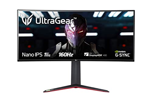 LG 34GN850 UltraGear Gaming Monitor 34  QuadHD UltraWide Curvo 21:9...