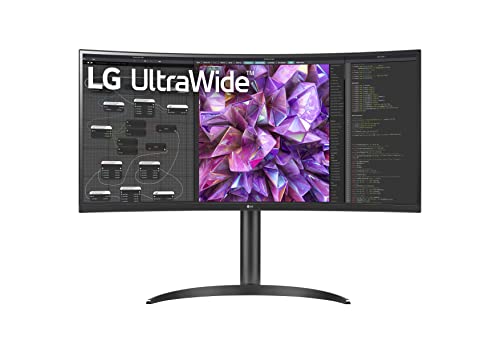 LG Electronics 34WQ75X-B.AEU IPS 21:9 UltraWide Monitor 34  (86,72 cm), TFT LCD a matrice attiva con retroilluminazione a LED bianco, anti-riflesso, nero