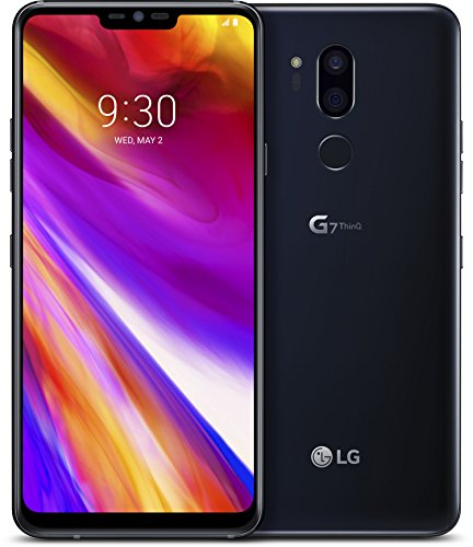 LG G7 smartphone con Display FullVision 6.1  , batteria 3000mAh, Audio Boombox e Quad-DAC, doppia fotocamera 16MP, Octa-Core 2,8GHz, 64GB 4GB RAM, Android 8, Aurora Black [Italia]