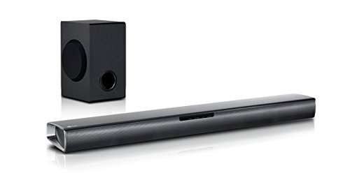 LG SJ2 altoparlante soundbar 2.1 canali 160 W, nero