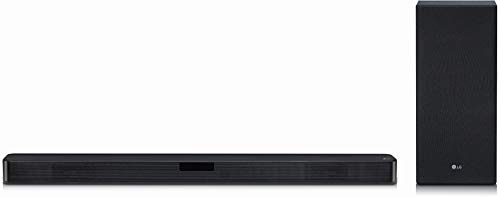 LG SL5Y Soundbar TV Bluetooth 400W 2.1 Canali con Subwoofer Wireless, Tecnologia DTS Virtual:X, Dolby Digital, High Resolution Audio, AI Sound Pro, Ingresso Ottico, USB, HDMI, Nero