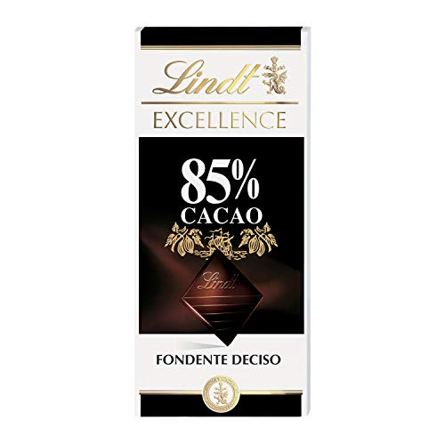 Lindt Excellence Tavoletta di Cioccolato Fondente 85% Cacao, formato 100g