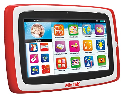 Lisciani-Mio Tab 7   Smart Kid 2022, Bambini 6-12 Anni, Memoria 16 GB, Autonomi, capacità sensoriali, Coordinazione Occhio-Mano, Multicolore, 97012