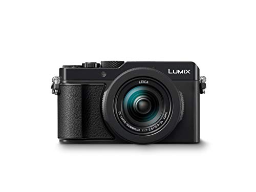 LUMIX DC-LX100M II Fotocamera Digitale Compatta con Sensore MOS Micro Quattro Terzi, 1.33”, 17 MP, Obiettivo LEICA DC VARIO-SUMMILUX, 4K Foto e Video, Wi-Fi, Bluetooth, Nero