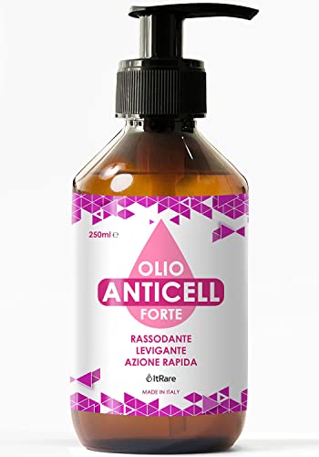 MADE IN ITALY | Olio Anti-cell XXL [250 ml] Trattamento naturale per tutti i tipi di pelle | Effetto Rapido | Stringe e tonifica la pelle | Forte e Veloce | Olio Rimodellante Anticellulite Forte