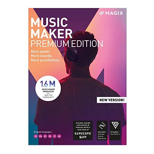 MAGIX Music Maker 2019 | Premium | PC | PC Activation Code by email