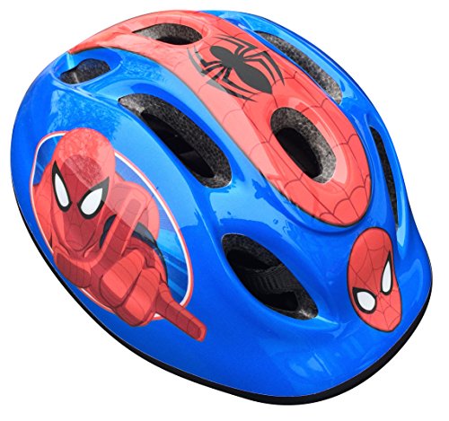Marvel sm250103s casco ragazzo, Multicolore (blu   rosso), 52-56 cm