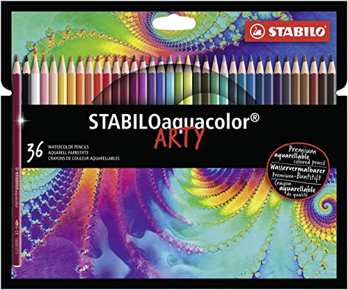 Matita colorata acquarellabile - STABILOaquacolor - ARTY - Astuccio...