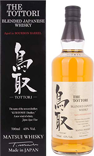 Matsui Whisky THE TOTTORI Blended Japenese Whisky BOURBON BARREL 43% Vol. 0,7l in Giftbox