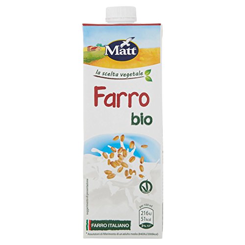 Matt - Farro Bio - Bevanda Vegetale con Farro Italiano Bio - Senza ...